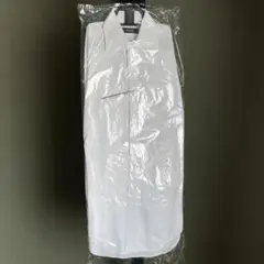 VISARUNO ホワイト ストライプ 長袖ワイシャツ