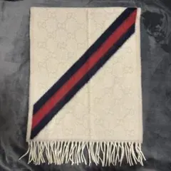 GUCCI グッチ ウールマフラー