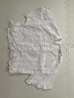 ZARA BASIC ホワイト半袖シャツ フリル付き　s ザラ