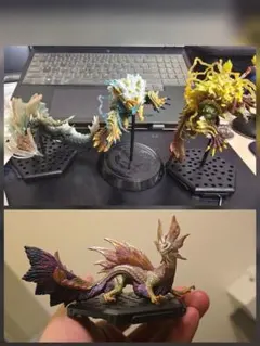 アマツマガツチ　ジンオウガ　金雷公 タマミツネモンスターハンター フィギュア