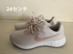 Nike ランニングシューズ ピンク　レボリューション6 24.0㎝