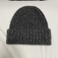 H&M ニット帽 ダークグレー ONE SIZE
