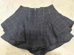 snidel レイヤードフリルミニスカショーパン