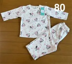 Disney ミニー　キルティングパジャマ 80