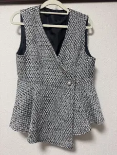 ツイード ベスト