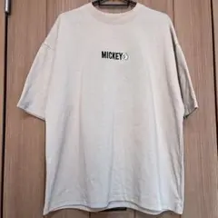 Disney ミッキーマウス Tシャツ ベージュ Lのサムネイル