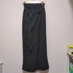 黒 ガウチョパンツ Mサイズ