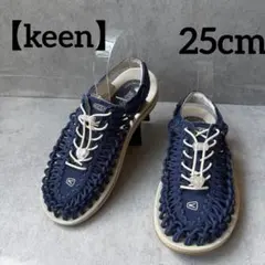 【美品】KEEN キーン UNEEK ユニーク サンダル ネイビー 25cmのサムネイル