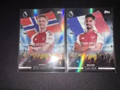아스날 살리바 우데골 Topps 2026/27 2장 세트