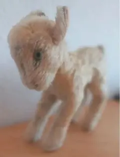 Steiff シュタイフ アンティーク 子ひつじ ピンクリボン ヴィンテージ