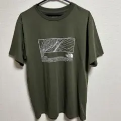 THE NORTH FACE グラフィックTシャツ オリーブ　XL