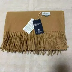 ジョンストンズ カシミア 大判 キャメル ストール マフラー