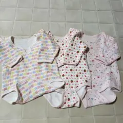 ベビー肌着 3枚セット 半袖 80