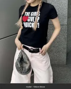 ブラック Tシャツ ハート