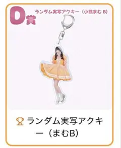 ランダム実写アクキー D賞 小熊まむ B