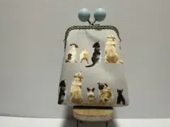 【1点のみ・早い者勝ち】ハンドメイドがま口ポーチ・タバコケース