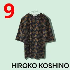 美品　HIROKO KOSHINO　コシノヒロコ　半袖カットソー　9号　Мのサムネイル