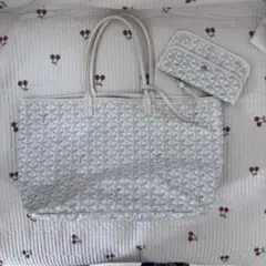 GOYARD ゴヤール サンルイ PM トートバッグ ホワイト　白のサムネイル