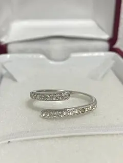 SWAROVSKI クリスタルリング　Lサイズ　訳あり品