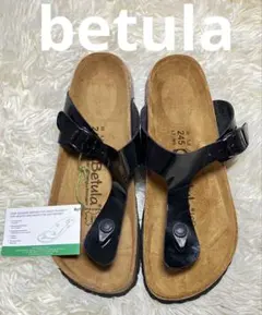 Betula ビルケンシュトック トングサンダル 黒 24.5センチ新品‼️のサムネイル