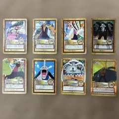 ワンピースカードダスハイパーバトル　歴代ルフィのライバル8体