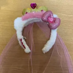専用です。USJ ピンク 王冠リボンカチューシャ