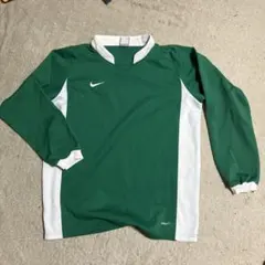 NIKE サッカー 長袖シャツ グリーン Mサイズのサムネイル