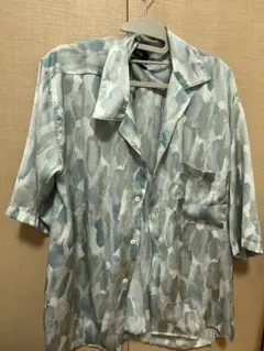 白色 迷彩柄 半袖 シャツ