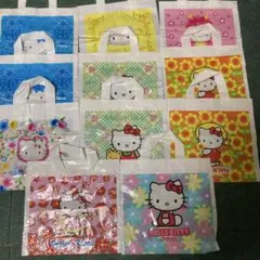 【ハローキティ】ヤクルトビニール袋　11枚