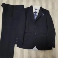 130cm マザウェイズ フォーマルスーツ ロングパンツ セットアップ 紺色