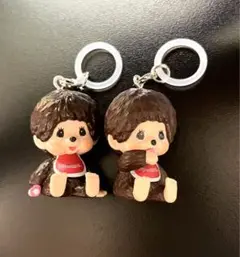 モンチッチ2点セット　アンブレラマーカー　めじるしアクセサリー　シリコンリング