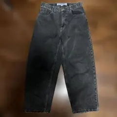 BIG BOY ブラック ワイドレッグデニム