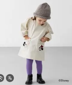 ミッキー・ミニー刺繍ワンピース　プティマイン　ディズニー　女の子　110