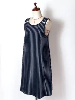 ESSEME ジャンパースカート ストライプ