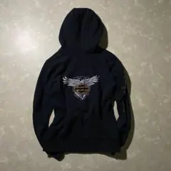 希少 y2k HARLEY DAVIDSON フルジップパーカー 115th