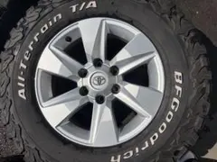 150プラド 後期 17AW BFGoodrich ホワイトレタータイヤ付きのサムネイル