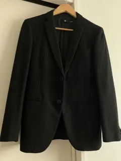 +J ジルサンダー　ユニクロ 秋冬 ウールフランネル テーラードジャケット S