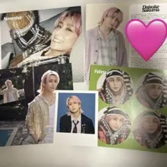 SnowMan 佐久間大介　カレンダー4枚 インスタント風フォトカード