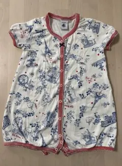 プチバトー エッフェル塔ロンパース　12m/74cm