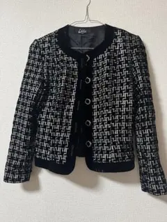 Zibeline 千鳥格子柄 ノーカラージャケットのサムネイル
