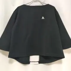 le coq sportif 七分袖 スレアスリーブ ショート丈 ブラック