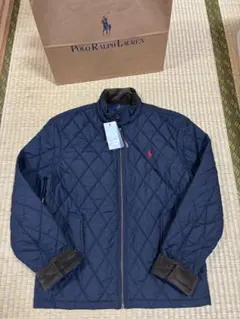 Polo Ralph Lauren ネイビー キルティングジャケット XS