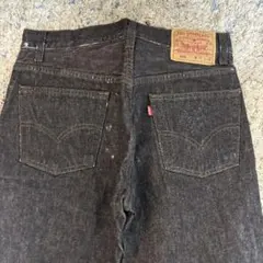 【デッドストック】リーバイス 501 ブラック 先染め W30 L34 オリジナ