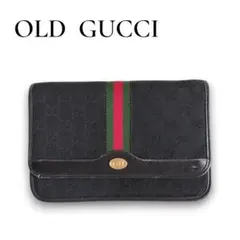 【訳アリ】OLD GUCCI GG柄 シェリーライン ショルダーバッグ
