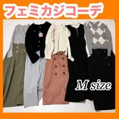 フェミカジコーデ　レディースまとめ売り　きれいめ　大人可愛い　コーデセット　M