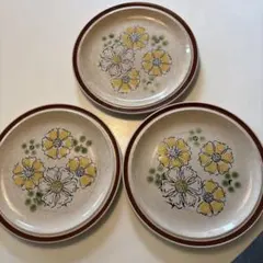STONEWARE ストーンウェア　昭和　レトロ　ヴィンテージ　大皿 3枚セット