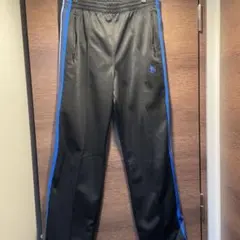 確実正規品Needles トラックパンツ ネイビー/グレー ナロー サイズ XS