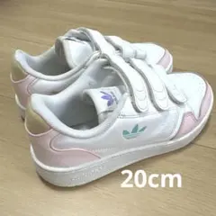 アディダス　ターコイズカラー　スニーカー　20cm