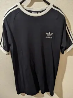 アディダス トレフォイル ストライプTシャツLサイズ