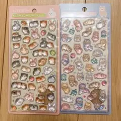 ボンボンドロップシール モルモット＆ウサギ　アルパカ　動物